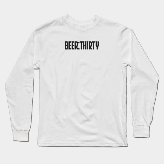 beer:thirty Long Sleeve T-Shirt by wls